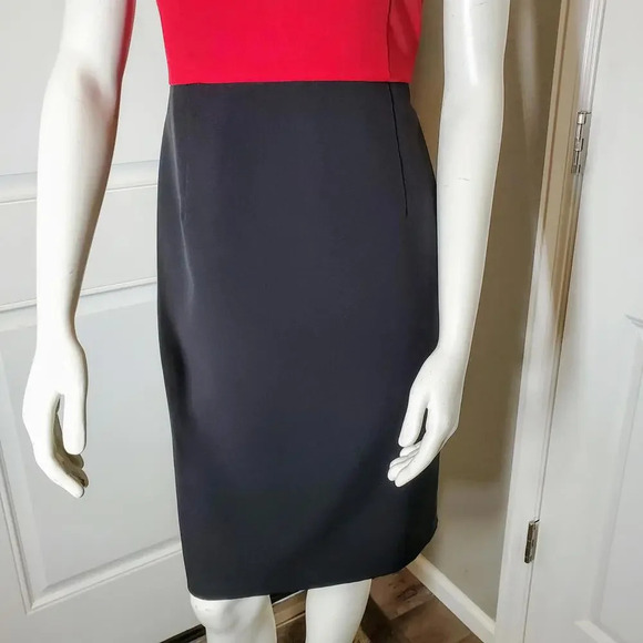 Evan-Picone Black Label Colorblock Sheath Dress Women's Size 10 NWOT - Picture 15 of 16